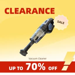 Clearance_120W Portable Car Vacuum Cleaner USB Charging Handheld Cordless Vacuum